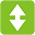 Direction Vert Icon 32x32 png